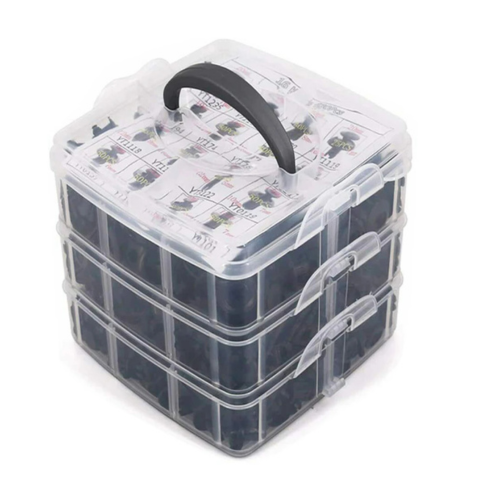 مجموعة كاملة من مشابك هيكل السيارة – مثالية للإصلاحات