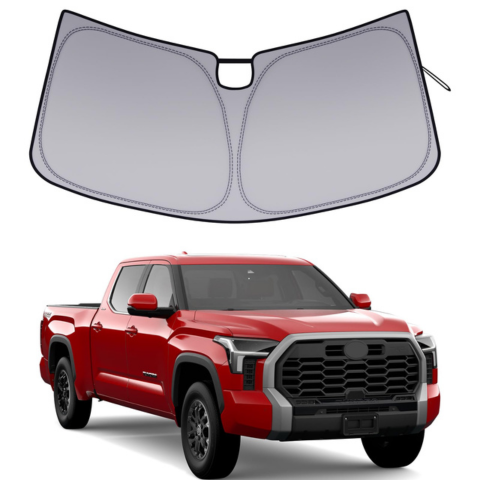 סכך מתקפל לחלון קדמי — הפחתת חום והתקנה קלה