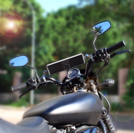 Motorrad-Lautsprecher mit Lenkerhalterung — Ideal für Ihre Musikfahrten