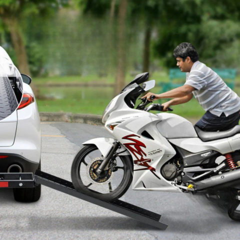 Suporte de Moto para Reboque — Transporte Seguro e Fiável