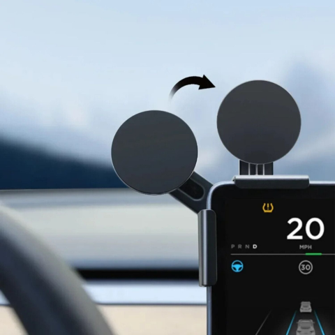 Telefonischer Support für Tesla — Magnetische Halterung und kabelloses Laden