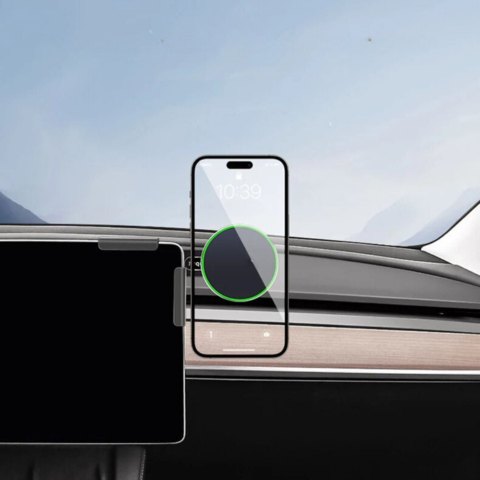 Telefonischer Support für Tesla — Magnetische Halterung und kabelloses Laden