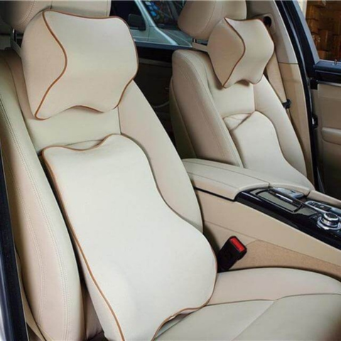 Kissen zur Unterstützung für den Autositz – Unterstützung für Rücken und Nacken