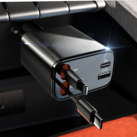 Oplaadbare Auto Lader – Ultra Compact Formaat, Zeer Praktisch