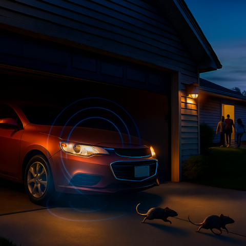 Repelente Ultrasónico para Carro — Proteção Eficaz Contra Roedores