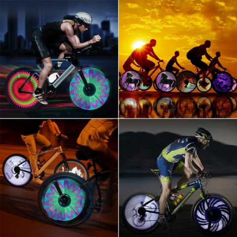 LED自転車ライト – 動く光のパターン