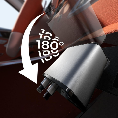 Cargador de Coche Retráctil – Formato Compacto Ultra Práctico