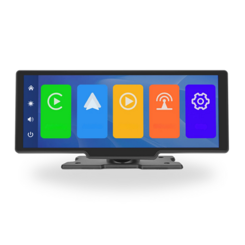 מסך מולטימדיה לרכב — קישוריות אלחוטית וניווט חכם