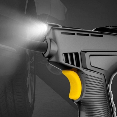 Bærbar Luftkompressor — Smart Pumpe med LCD-skjerm