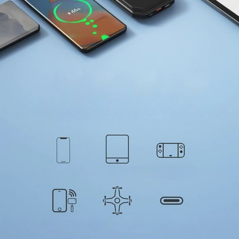 Cargador Rápido de Coche – Compatibilidad con iPhone y USB-C