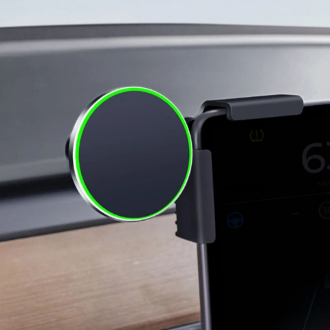 Telefonischer Support für Tesla — Magnetische Halterung und kabelloses Laden