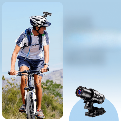 Cámara Impermeable Para Manillar Y Casco – Ideal Para Ciclismo Y Moto