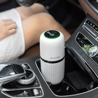 Portable Car Air Purifier – Silent Ionizer & USB Rechargeable