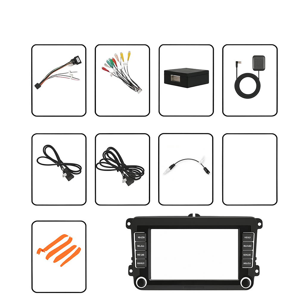 Sistema Multimedia de Coche – Pantalla Táctil, GPS y WiFi Integrado