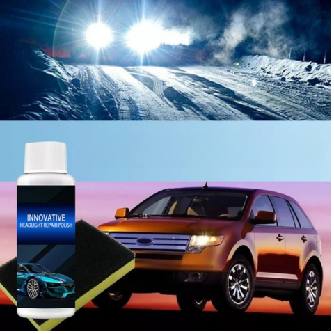 Headlight Polishing Liquid – Renovates and Protects in One Step