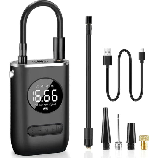 Tragbarer Reifenaufbläser — Schnelles und einfaches Aufpumpen überall