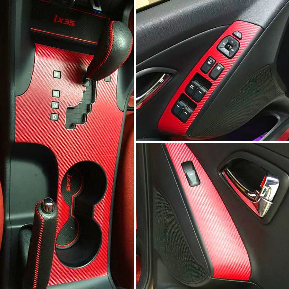 Hiilikuitustickerit Hyundai ix35:lle (2010-2017) — Urheilullinen tyyli ja suojaus