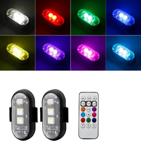 ضوء LED مضاد للاصطدام - ركوب الدراجات والدراجات النارية 
