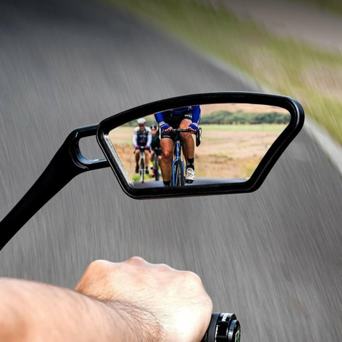 Specchio Moto E Bici Rotante 360° — Protezione E Visibilità Ottimale 