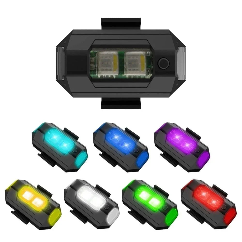 Lumini LED Anti-Coliziune Pentru Motocicletă – Securitate Și Stil 
