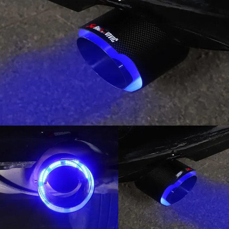 Beleuchtete Auspuffendrohre - Optische Effekte & sportlicher Stil