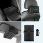 Boîte À Mouchoirs Voiture En Cuir PU – Fixation Pare-Soleil Ou Appuie-Tête