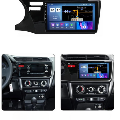 רדיו רכב אנדרואיד 10 אינצ' – 2 DIN, GPS, WiFi, מסך נשלף 