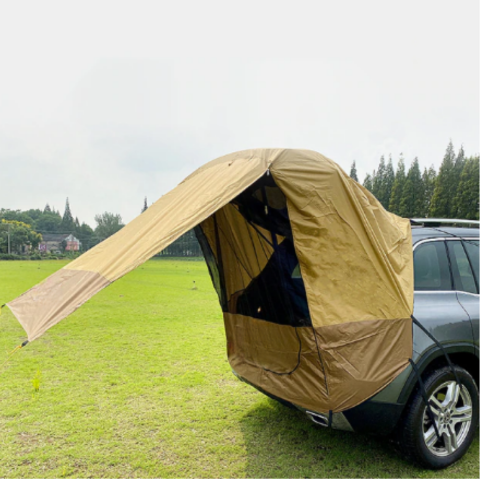 Toldo de Porta Traseira para Campismo — Abrigo Prático e Versátil 