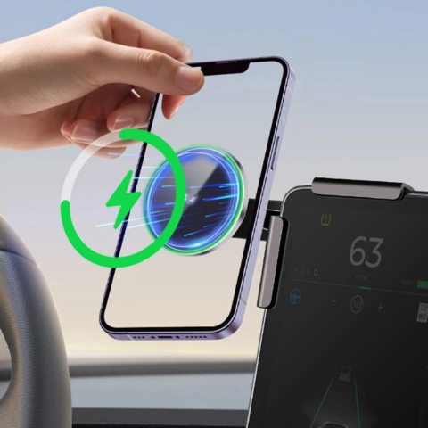 Telefonischer Support für Tesla — Magnetische Halterung und kabelloses Laden 