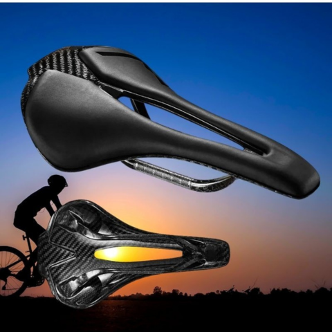 Carbon Bike Saddle - Ultra-Light & Optimal Comfort