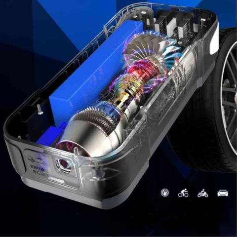 Démarreur Voiture Intelligent – Batterie Portable Et Polyvalente