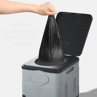 Sanitário Dobrável Para Carro E Camping – Fácil De Transportar 