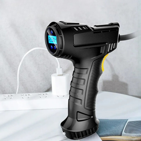 Bærbar Luftkompressor — Smart Pumpe med LCD-skjerm 