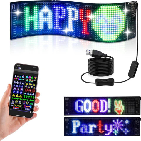 車用プログラム可能LEDパネル — コミュニケーションと現代的スタイル 