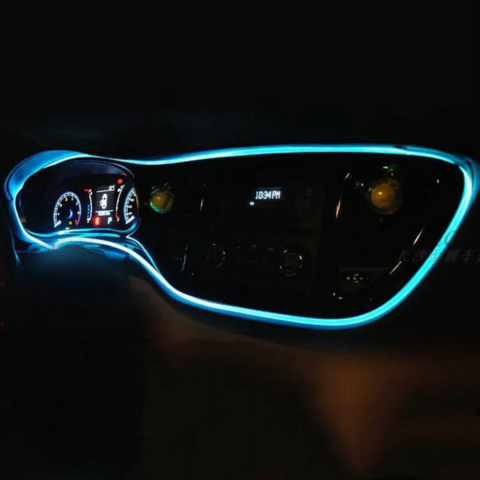 Cintas Luminosas para Auto – Ambiente RGB Interior 