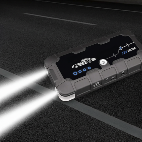 Batteriestarter 12V 2000A — Schnellladung & Mehrfachverwendung 