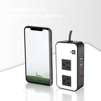 Bilstrømomformer – Hurtiglading med stikkontakter og USB-porter 