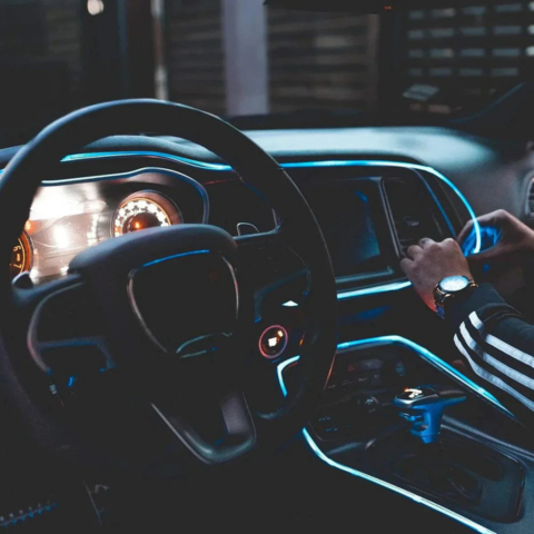 Cintas Luminosas para Auto – Ambiente RGB Interior 