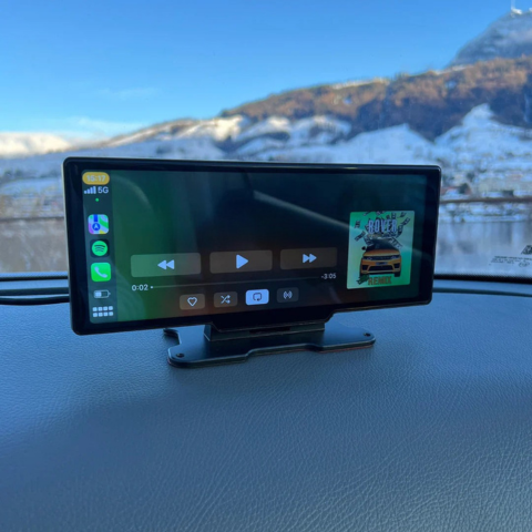 Sistema multimédia para automóvel - ecrã HD e CarPlay sem fios
