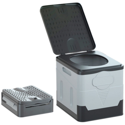 Inodoro Plegable Para Coche Y Camping – Fácil De Transportar 