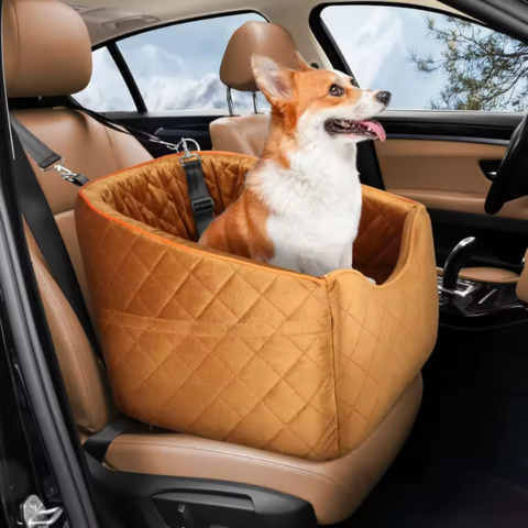 Assento de Carro para Cão – Conforto e Segurança no Carro 