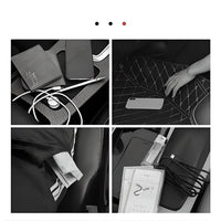 Autoturvavyön järjestäjä integroidulla tabletilla – käytännöllisyys ja mukavuus taattu 