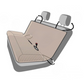 Rear Car Seat for Dog – Easy Installation and Stability 