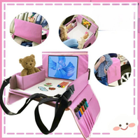 Plateau De Voyage Pour Siège Auto Enfant — Confort Et Rangement Intégré