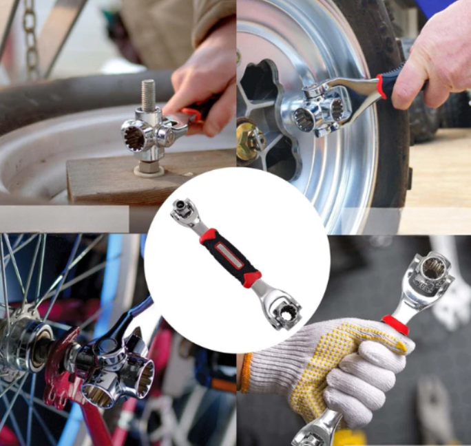 Drehmoment-Schlüssel mit doppeltem Kopf – Präzise Einstellung und ergonomischer Griff 