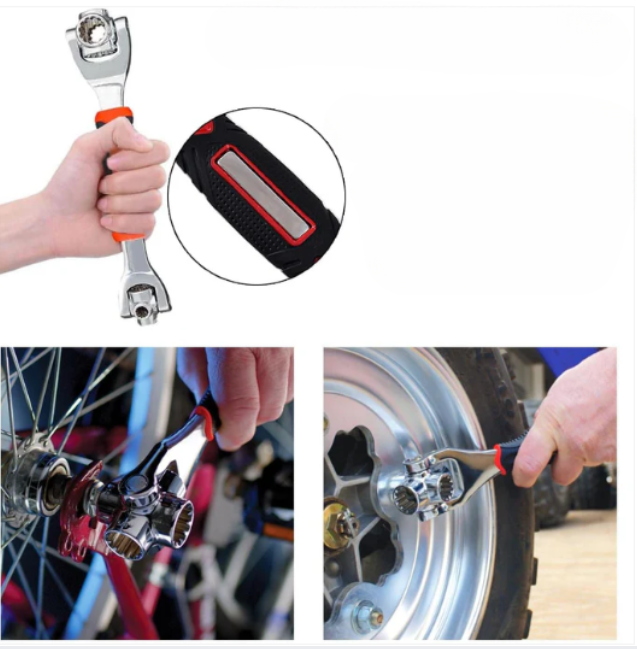 Drehmoment-Schlüssel mit doppeltem Kopf – Präzise Einstellung und ergonomischer Griff 
