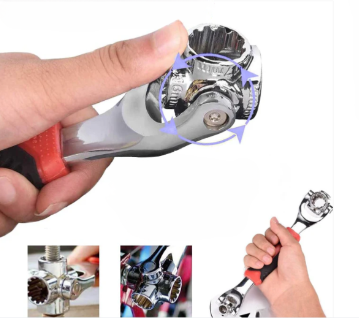 Drehmoment-Schlüssel mit doppeltem Kopf – Präzise Einstellung und ergonomischer Griff 