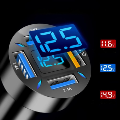 Universele en Multi-USB Sigarettenaansteker Lader 