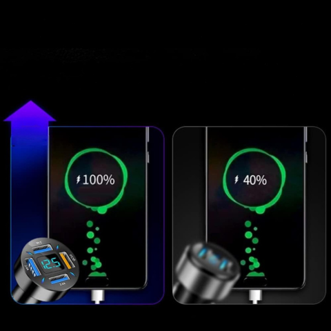 Universele en Multi-USB Sigarettenaansteker Lader 