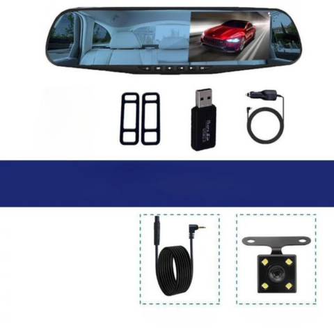 Cámara de Seguridad Coche – Vista Delantera Trasera Alta Definición 